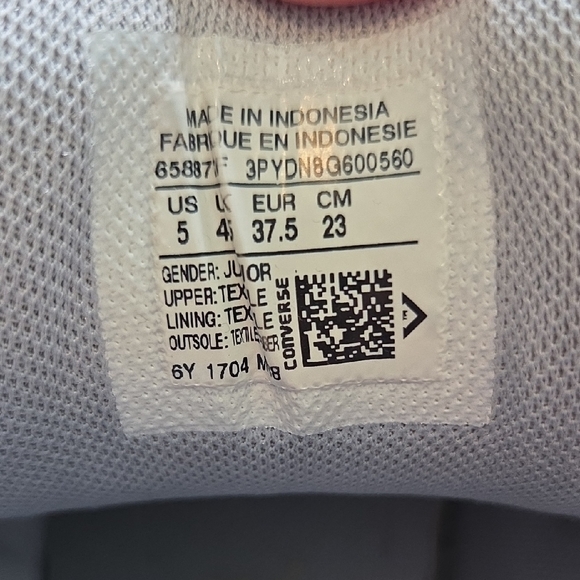 Converse Navy High-Tops with White Details - Picture 3 of 3